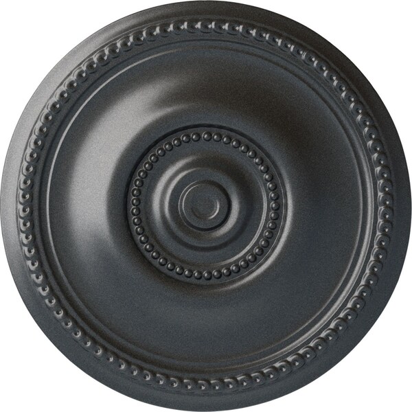 Ekena Millwork Raynor Ceiling Medallion (Fits Canopies up to 6"), Hand-Painted Pewter, 20 5/8"OD x 1 3/8"P CM20BEPES - main